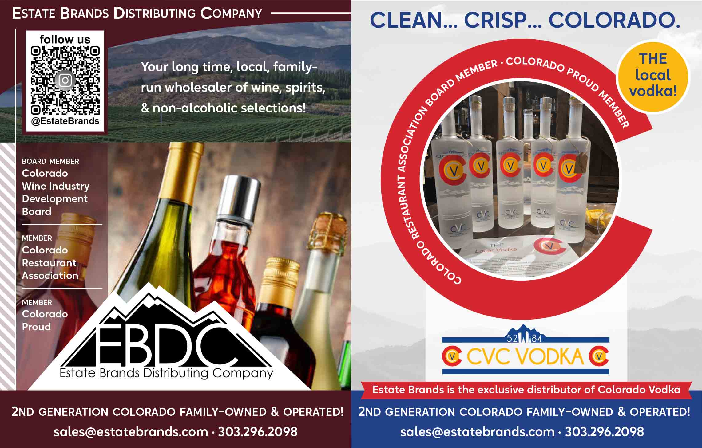 Estate Brands & Colorado Vodka