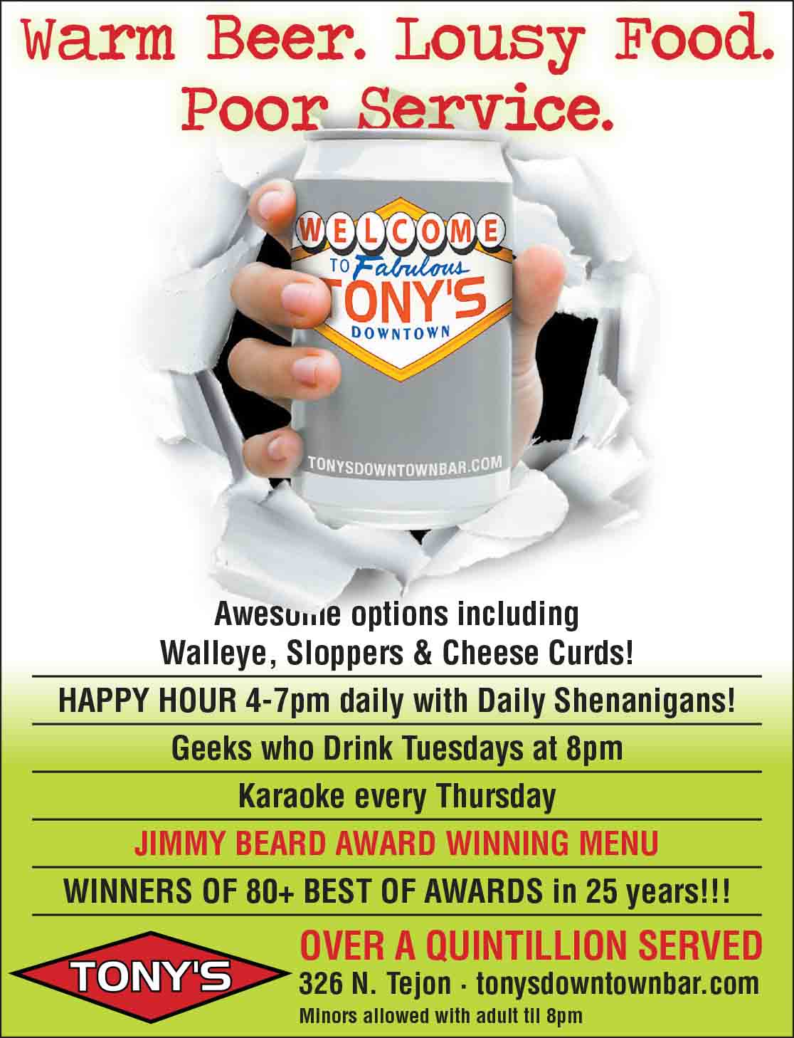 Tony's Downtown Bar