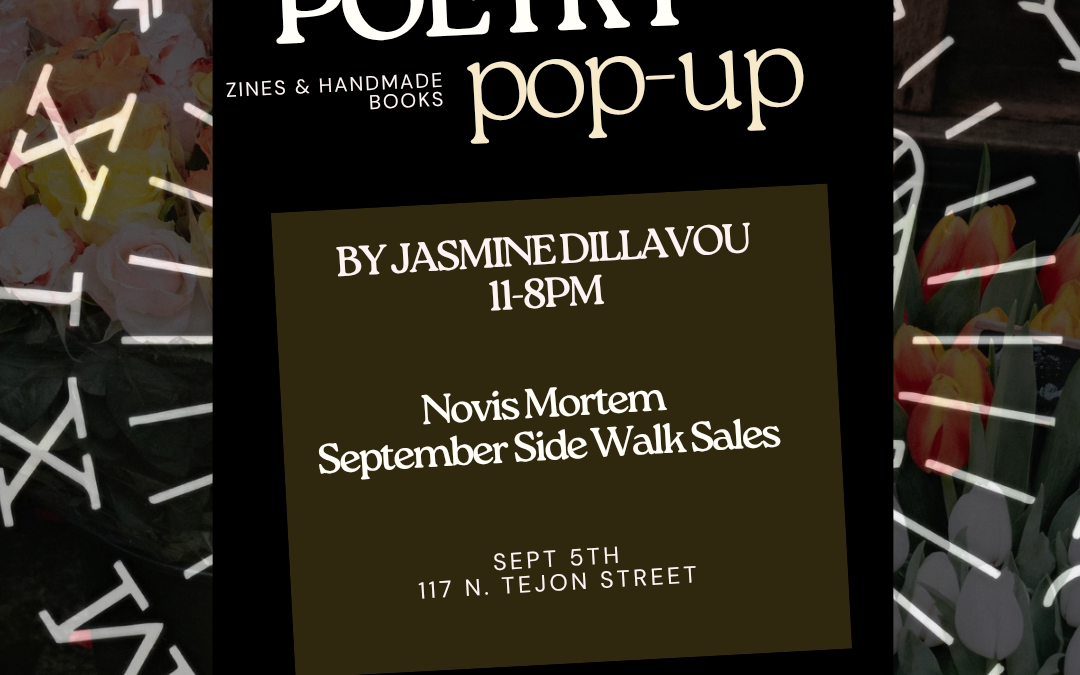 Poetry Pop-Up with Jasmine Dillavou