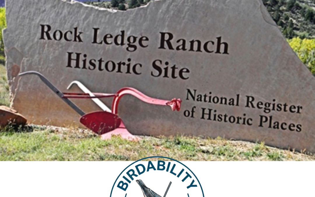 Rock Ledge Ranch Bird Walk & Birding Sit